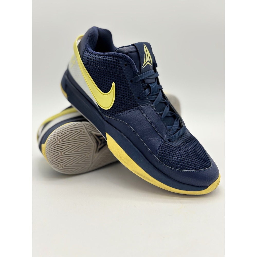 Nike Ja 1 Midnight Navy Laser Orange Basketball Shoes FQ4796-402 Mens 10.5